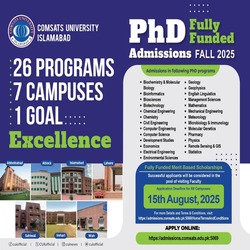  PhD Fully Funded Admissions Fall 2025 