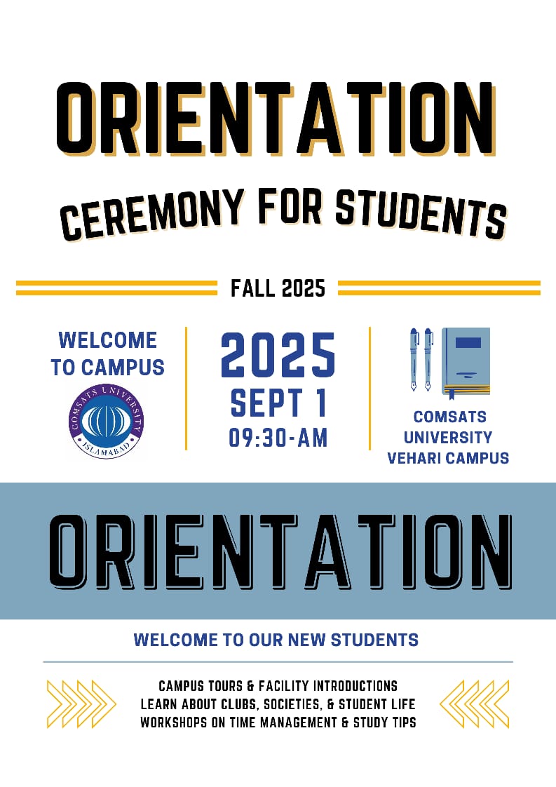 
Orientation Ceremony