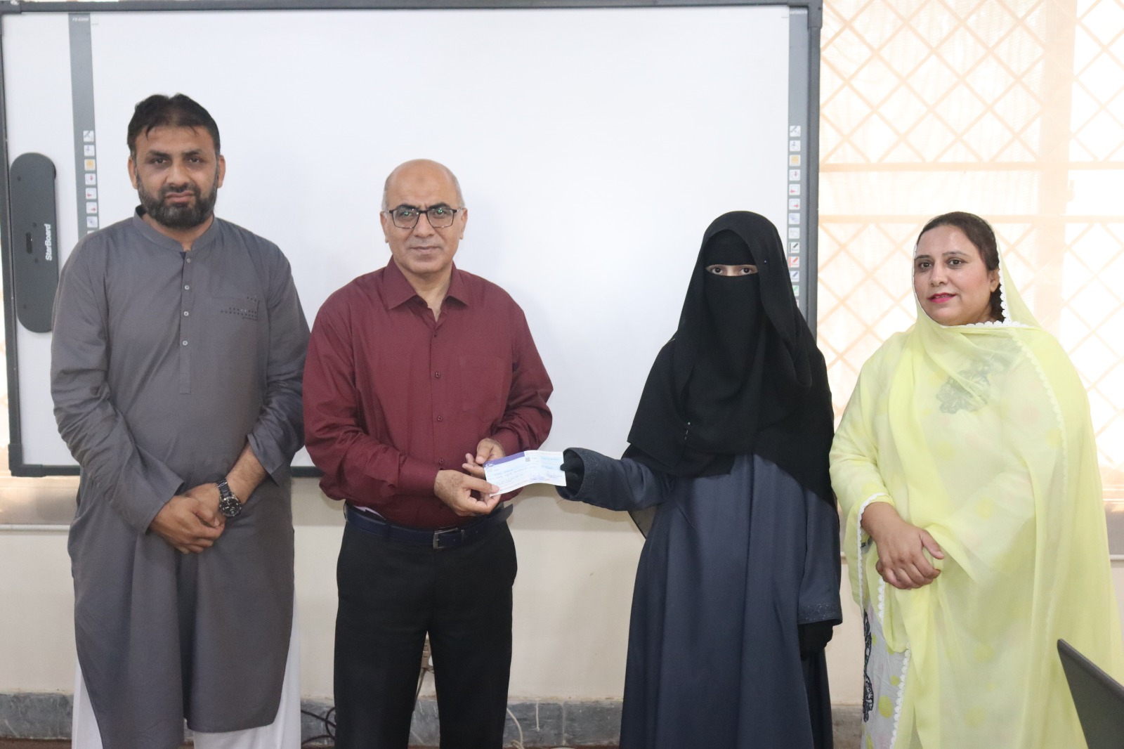 63 students of COMSATS Vehari Campus have been awarded the Honahar Scholarship.